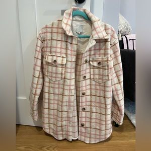 Joie flannel jacket size medium